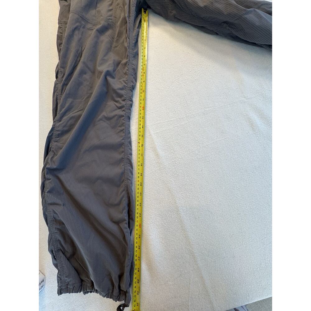 Lululemon Gray Lined Ripstop Drawstring Pants Sz 8 - image 4